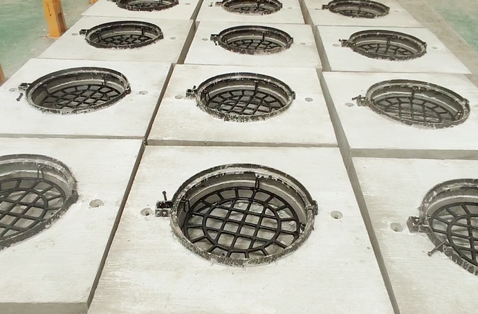 南昌市政建設集團一體化預制井蓋生產工藝流程 南昌市政建設集團一體化預制井蓋生產工藝流程