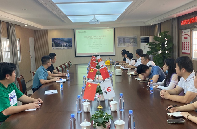 呂文到綠色建材科技產(chǎn)業(yè)園進(jìn)行項目標(biāo)后管理檢查