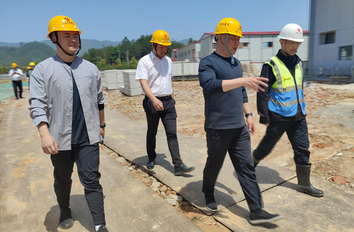 徐旭調研“五一”期間項目建設工作 徐旭調研“五一”期間項目建設工作