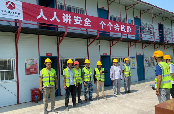 南昌市政建設集團各項目組織開展形式多樣的安全生產應急演練