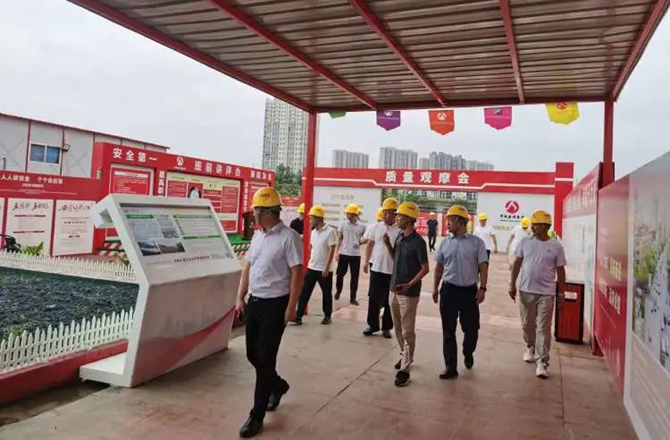 南昌市政建設集團組織“優秀工地”觀摩交流活動 南昌市政建設集團組織“優秀工地”觀摩交流活動