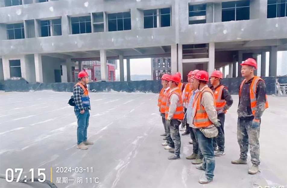 南昌市政建設集團持續開展安全早會 南昌市政建設集團持續開展安全早會