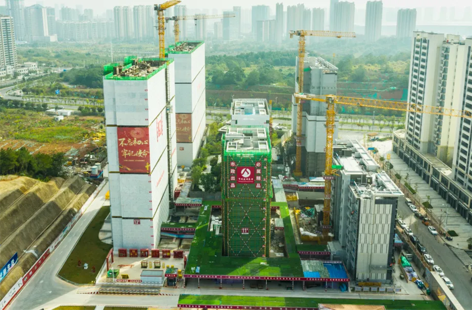 南昌市政建設集團有限公司聯發悅尚居項目(聯發九龍和悅)全面封頂 南昌市政建設集團有限公司聯發悅尚居項目(聯發九龍和悅)全面封頂