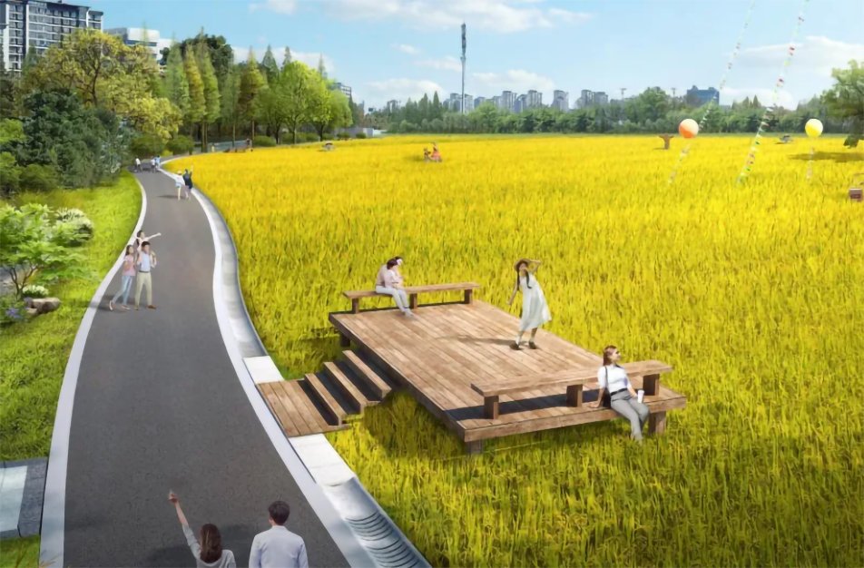 南昌市政建設(shè)集團有限公司承建南昌市西湖區(qū)九洲公園稻香園及植物園建設(shè)項目破土動工